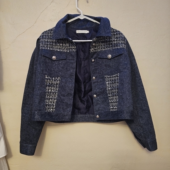 Macy McCoy Denim Tweed Jacket - Picture 3 of 12